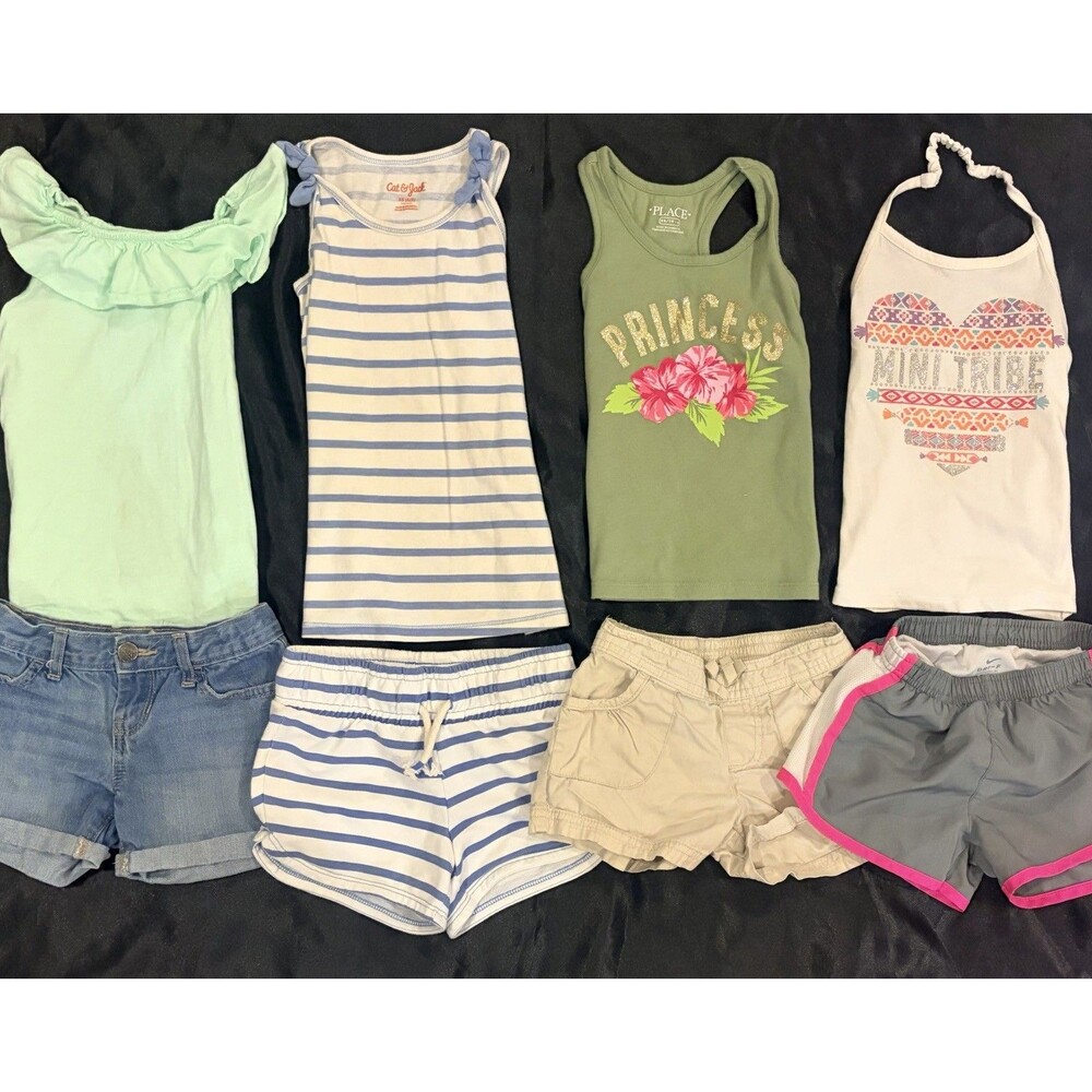 Girls Size 4 Summer Clothes Lot- 11 Items Baby Gap Jacket, Shorts, Tops, Dresses